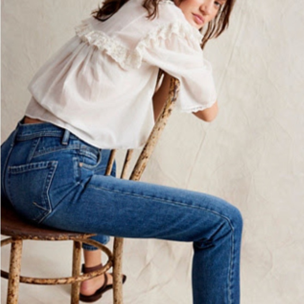🌼WE THE FREE LEILA HIGH-Rise Leggy Slim Jeans 🌼